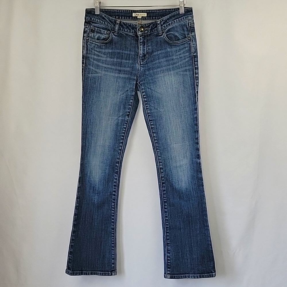 CAbi Style #967R Bootcut Jeans Lt./ Med. Wash Size 8